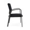 Lesro Newport Wide Guest Chair Metal Frame, Charcoal, MD Black Upholstery NP1201 - alternate 3